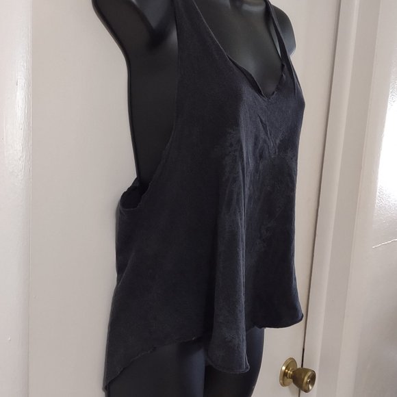 Project Social T Heather Grey Muscle T-shirt Size M tree print - Picture 4 of 6